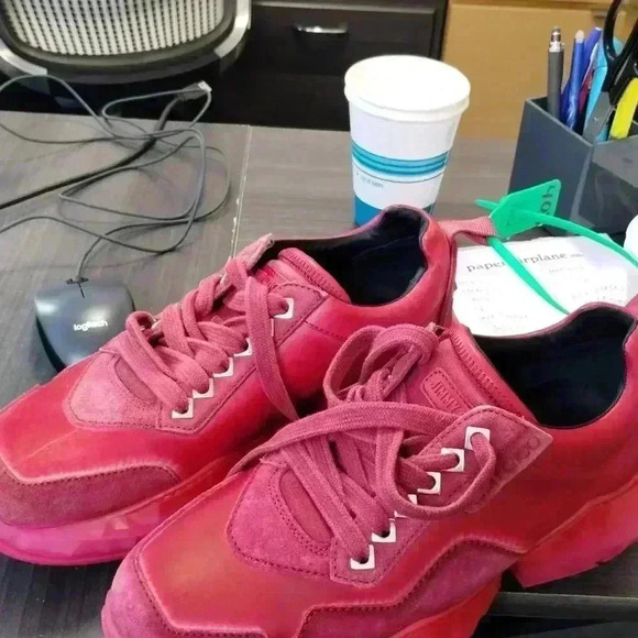 Jimmy Choo Diamond Chunky Sole Sneakers sz 40.5 Man US 7.5 25.5 cm - Picture 7 of 10